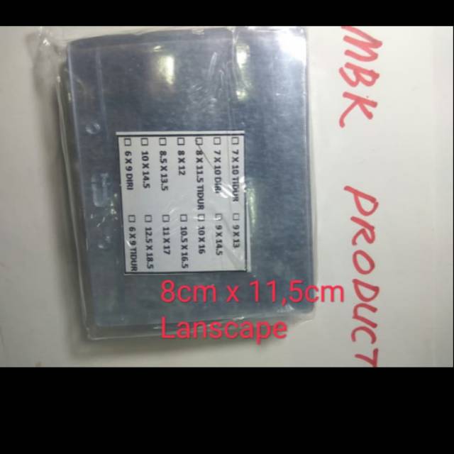 

Plastik panitia 8CM X 11.5CM Lanscape ( Isi 100 pcs )
