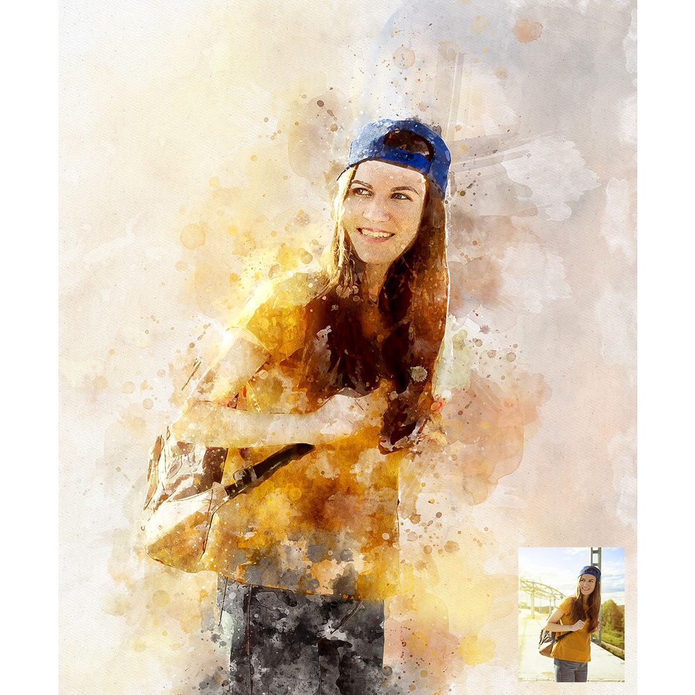 Watercolor Artist - Perfectum 2 - Photoshop Action