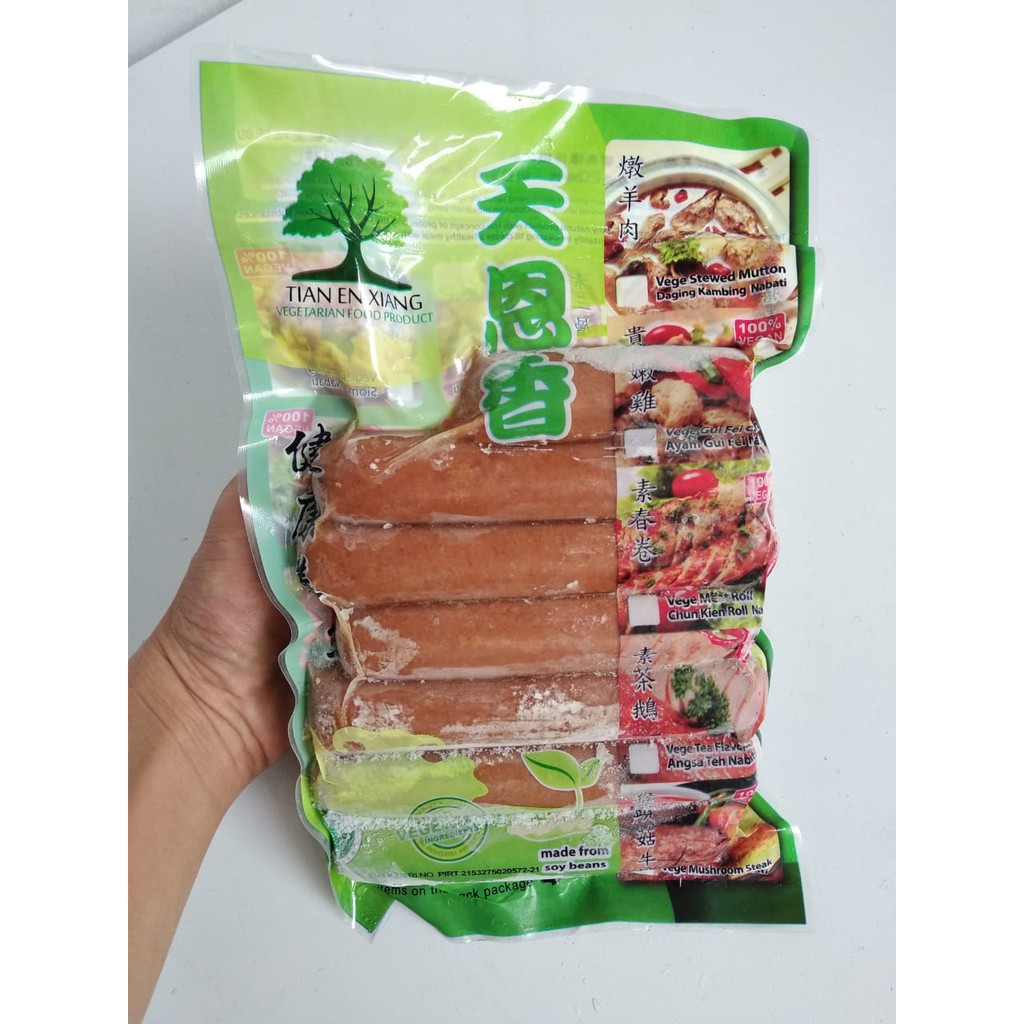 

Tian En Xiang Sosis Panjang/ Vegetarian Long Sausage 450 gr