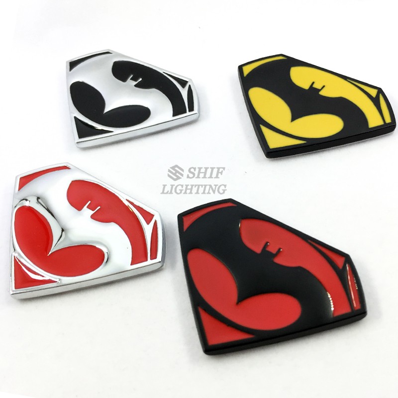 Stiker Emblem Logo Batman Dark Knight Bahan Metal Untuk Mobil / Motor