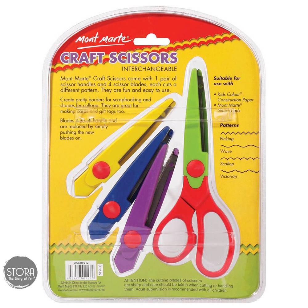 

Craft Scissors 4 Blades / Scrapbooking Scissors / Gunting Kreasi