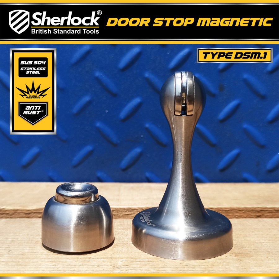 SHERLOCK Penahan Pintu Magnet Stainless Steel SUS 304 Door Stopper