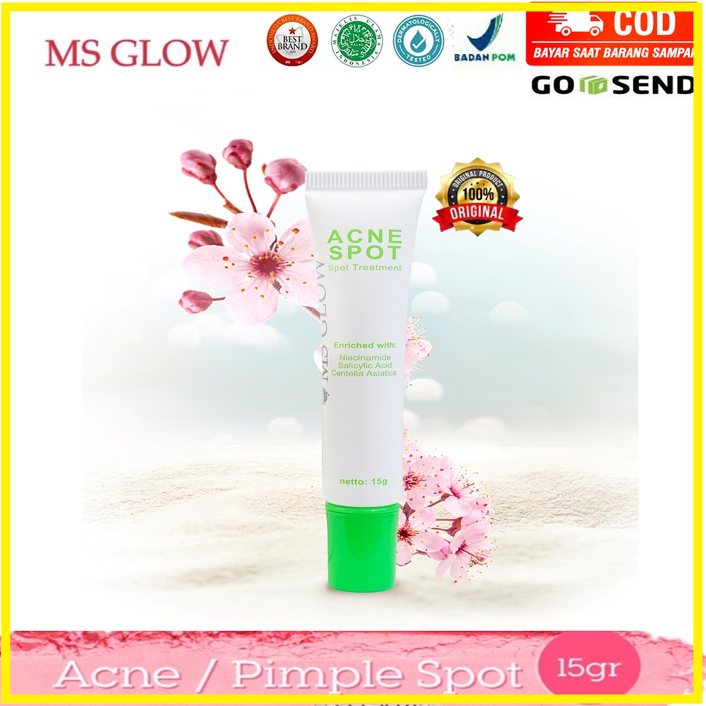 MS GLOW ACNE SPOT GEL oles jerawat