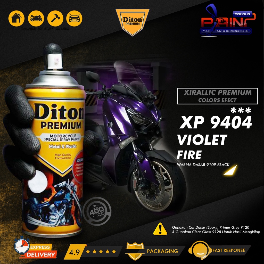 Cat Semprot DITON PREMIUM Xirallic - Violet Fire XP 9404***