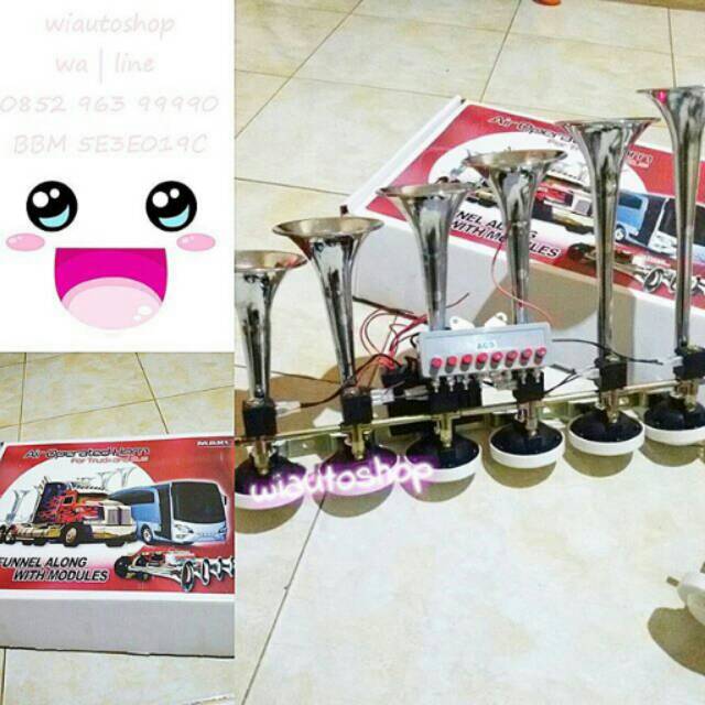 Klakson Telolet Angin 6 Corong 8 Nada Marc Import