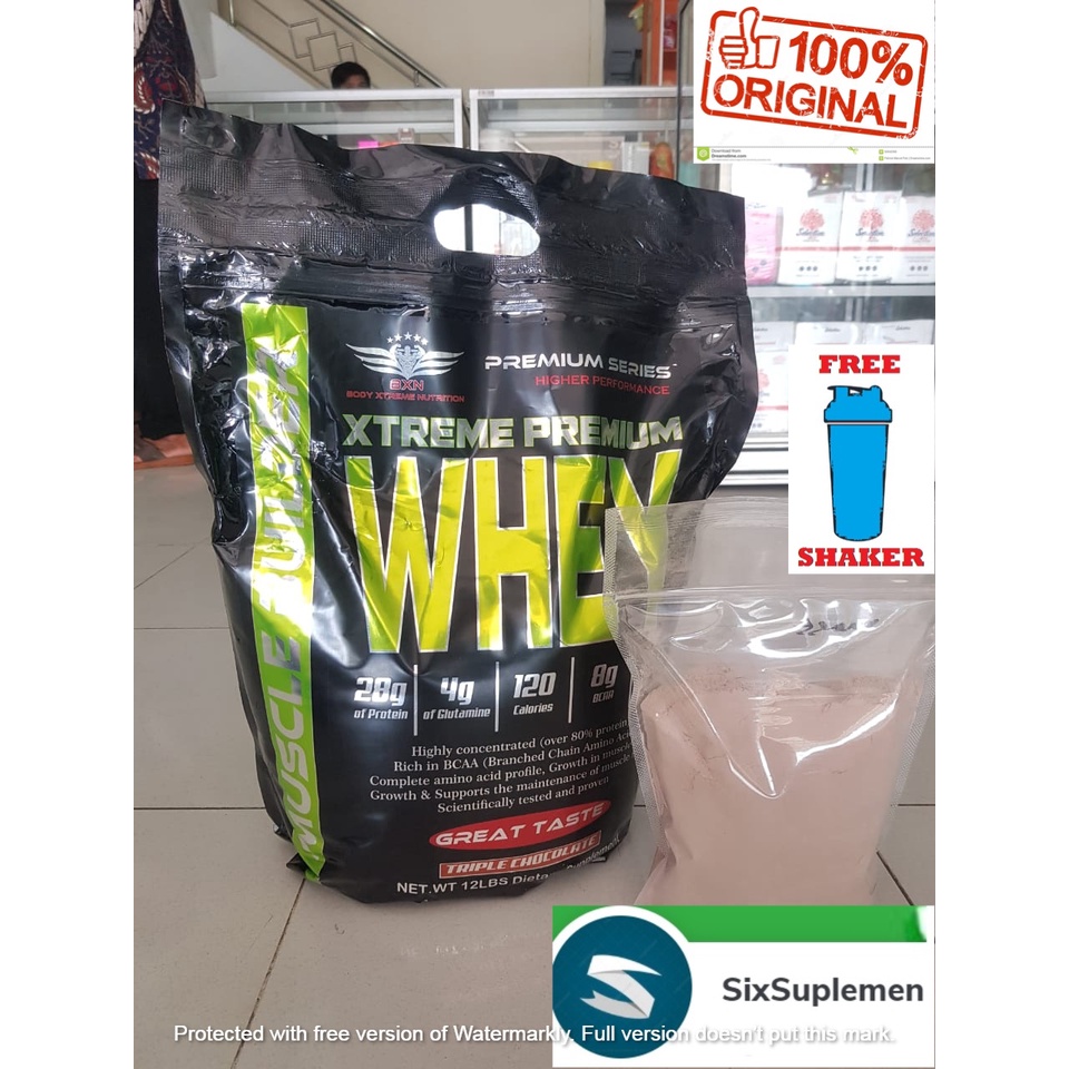 (Bonus Shaker/Sample) Bxn Extreme Xtreme Premium whey protein 2 lbs (900 Gram) Eceran