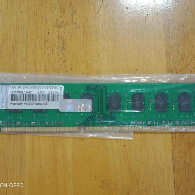RAM V-Gen 8GB DDR3 PC 10600 buat Komputer PC