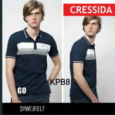 gos KPB CRESSIDA KAOS POLO KERAH Cowok Pakaian Pria Baju Polo Berkerah