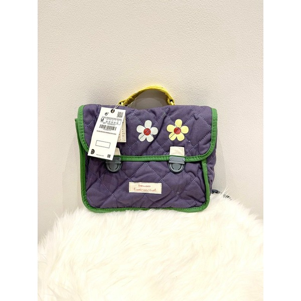 Tas Wanita ZR Ransel Flower Tas Laptop Tas Besar