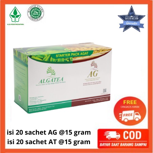 

AGAT (Alga Gold Alga Tea) Minuman Kesehatan Bentuk Sereal kaya Nutrisi tubuh dan Mengatasii Maag