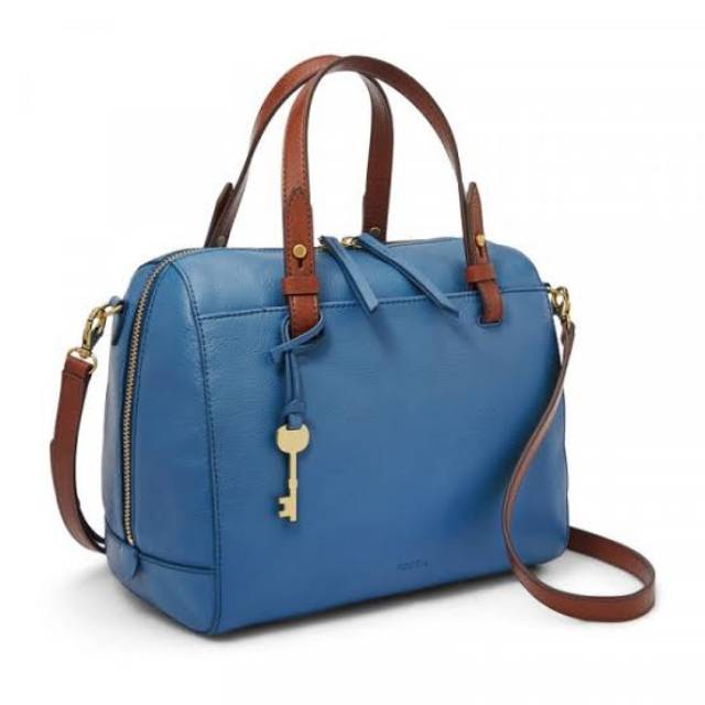 Fossil rachel satchel blue