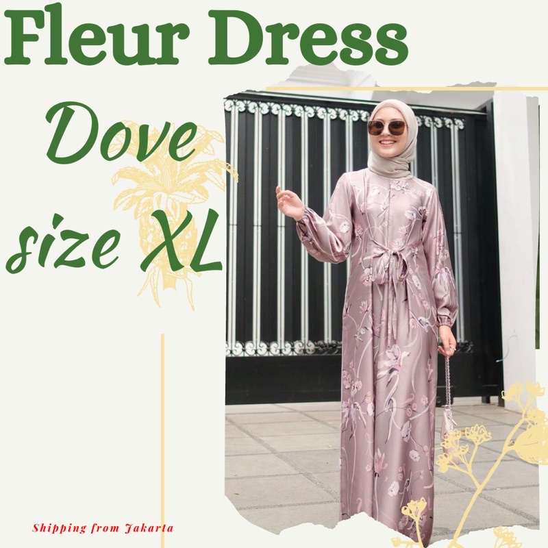 (BOOKED) Fleur Dress by Vanilla Hijab