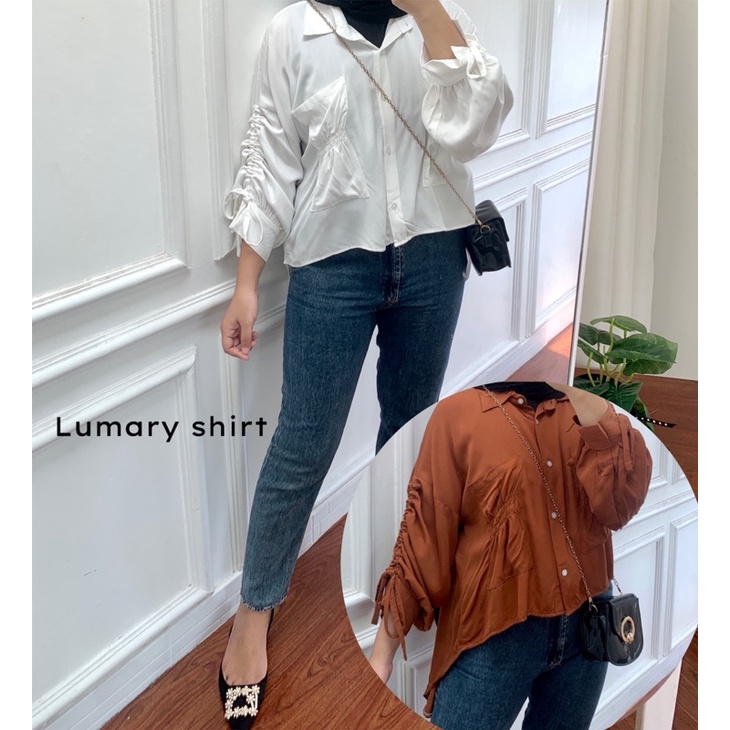 LUMARY SHIRT RAYON TWILL