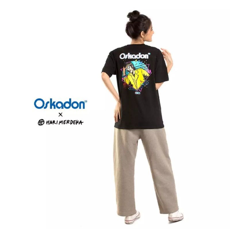 SECOND TAGS Kaos Oskadon X HariMerdeka Disco - XL