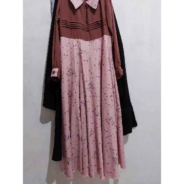 BMF BY RH PINK / rumah hafidzah / baju rh / gamis ping