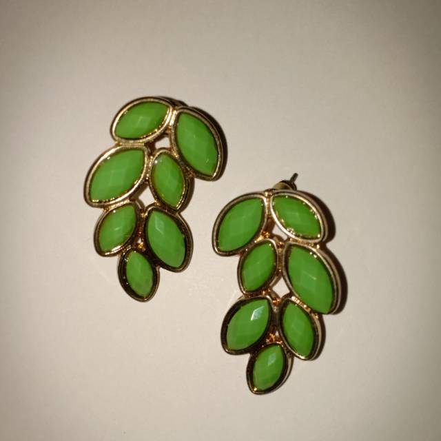Anting Daun Hijau Tosca