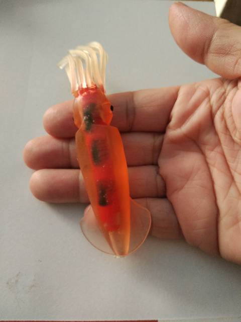 Umpan sotong karet 12cm