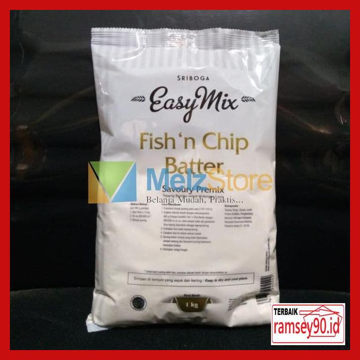 

Rytdhy- Tepung Premix Sriboga Easymix Fish N Chip Batter 1Kg 7Utu7T-