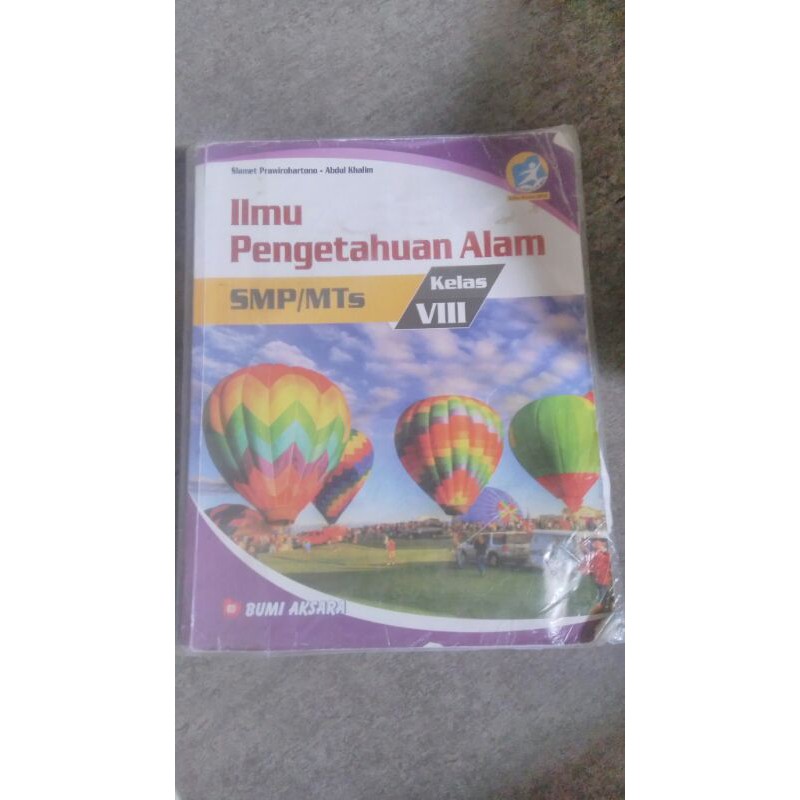 BUKU PAKET IPA KELAS 8 BUMI AKSARA