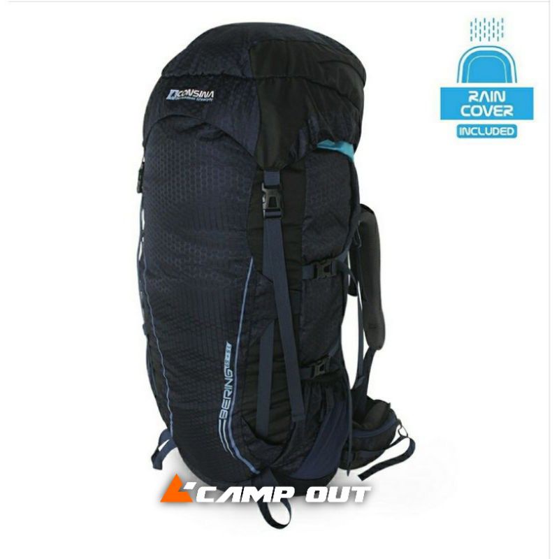 Consina Tas Gunung Bering 65+5L / Tas gunung carrier consina bering 65+5 L include cover bag / Tas Camping