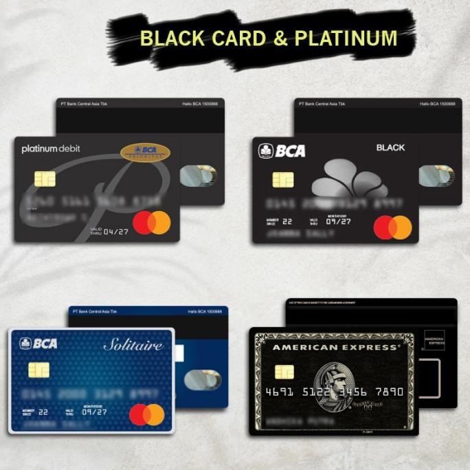 Kartu Flazz BCA GEN 2 custom BLACK CARD edition free edit print uv
