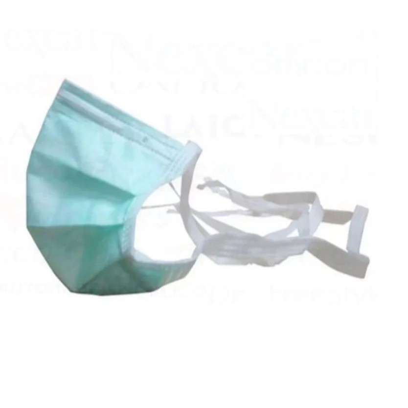 Masker 3 Ply Jilbab tali ikat Masks Mask Niqab Bandana Ciput Cadar tie