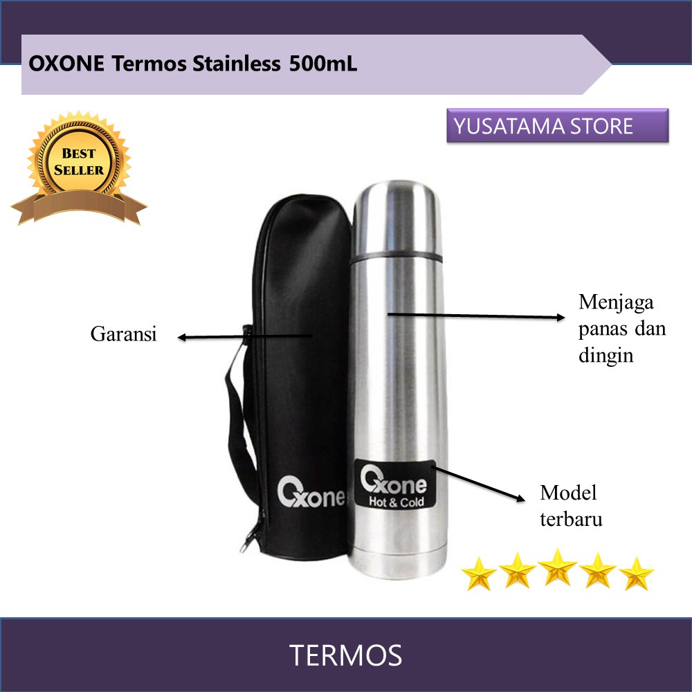 termos air panas es stainless thermos botol minum murah oxone OX-500
