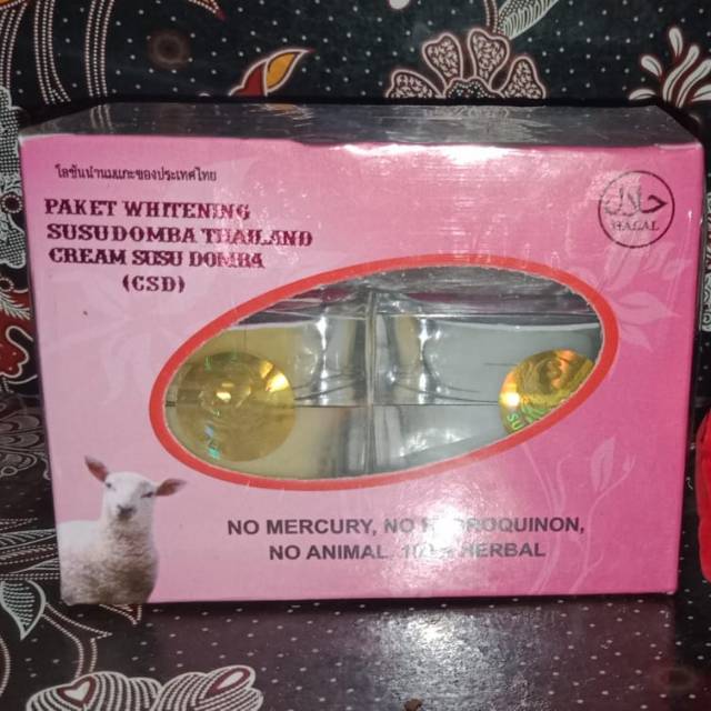 Cream Susu Domba (CSD) - Paket Whitening Susu Domba Thailand