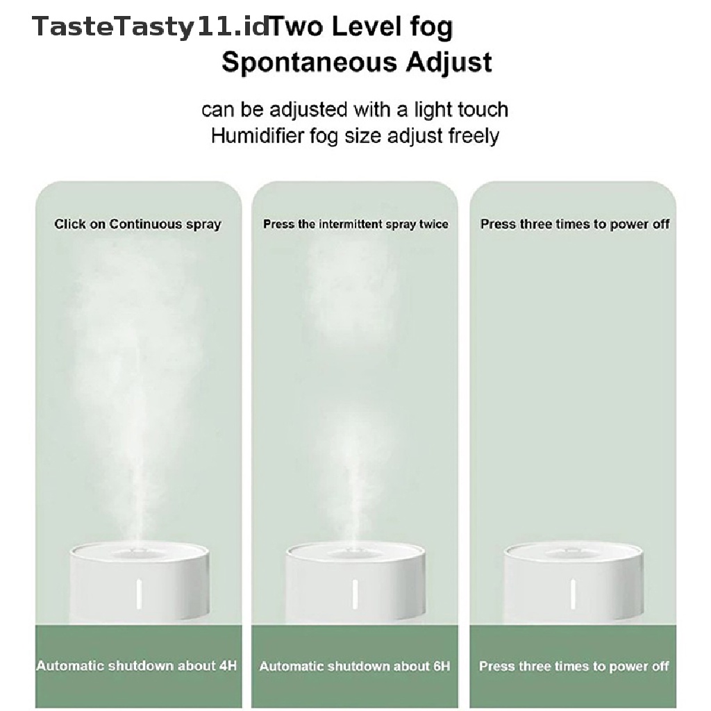 (TasteTasty) Humidifier / Diffuser Aroma Minyak Esensial 260ml Portable Dengan Port USB