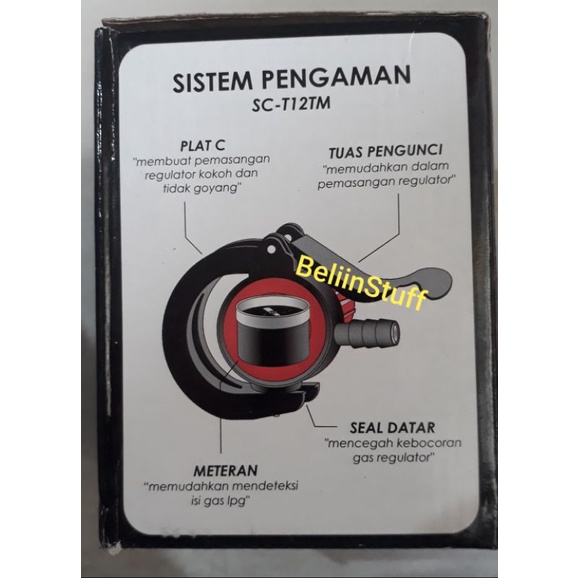 Regulator StarCam Sc-T12TM Gas Meter kepala gas tekanan tinggi