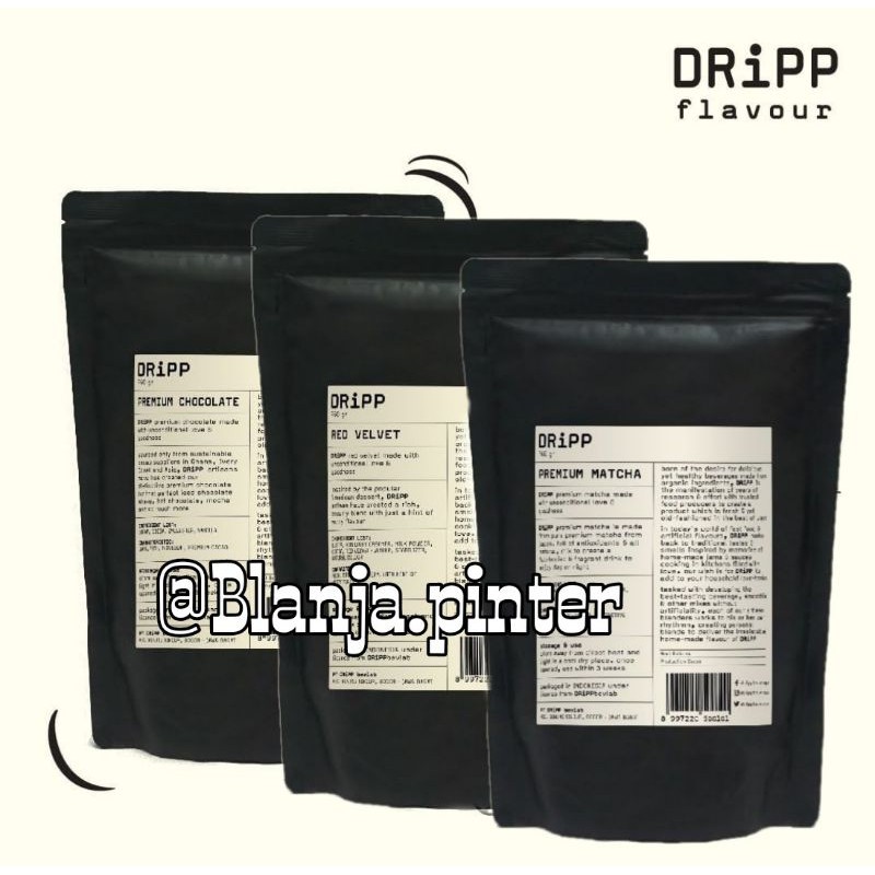 

⭐⭐⭐ Toddler DRiPP Premium Powder Red Velvet , Matcha , Chocolate horeca ready to use