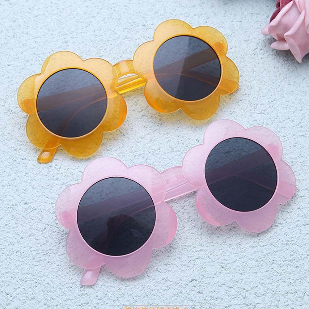 Mxbeauty Kacamata Hitam Anak-Anak Laki-Laki Kepribadian Pelindung Mata Daisy Musim Panas Kacamata Vintage Anak Sunglasses