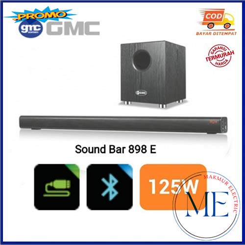 Speaker GMC 898E Sound Bar BLUETOOTH SUARA MANTAP BAGUS MENGGELEGAR
