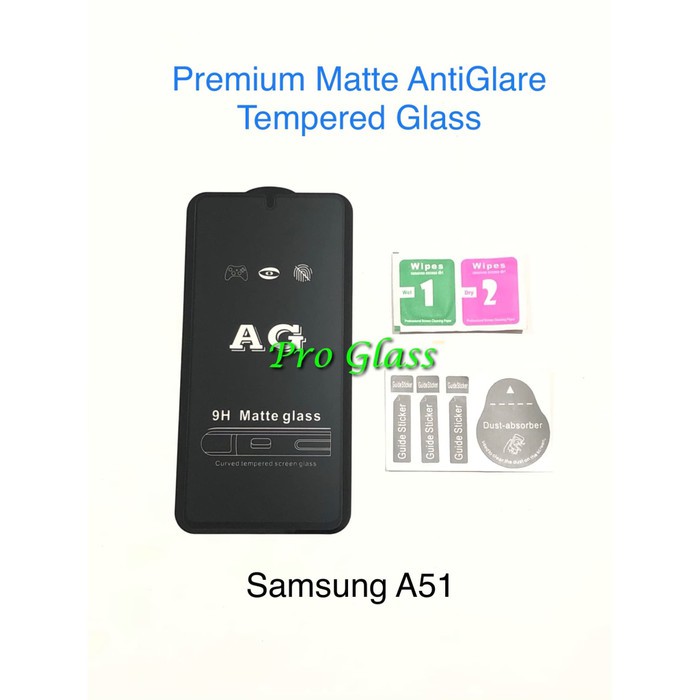 Samsung A51 / A71 FULL COVER ANTI GLARE / DOFF Premium Tempered Glass