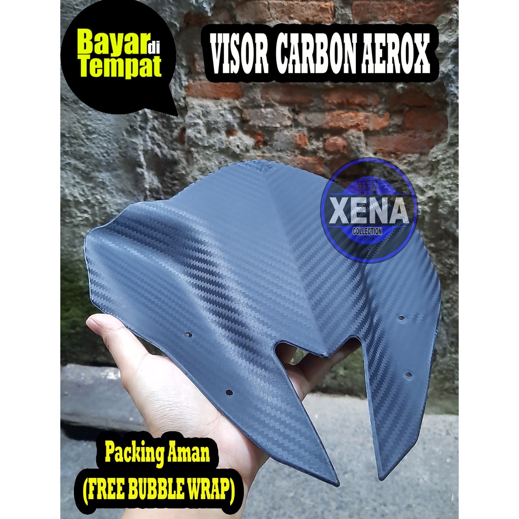 PROMO !! VISOR CARBON Beat carbu Beat fi Aerox Vario 150 Vario 160