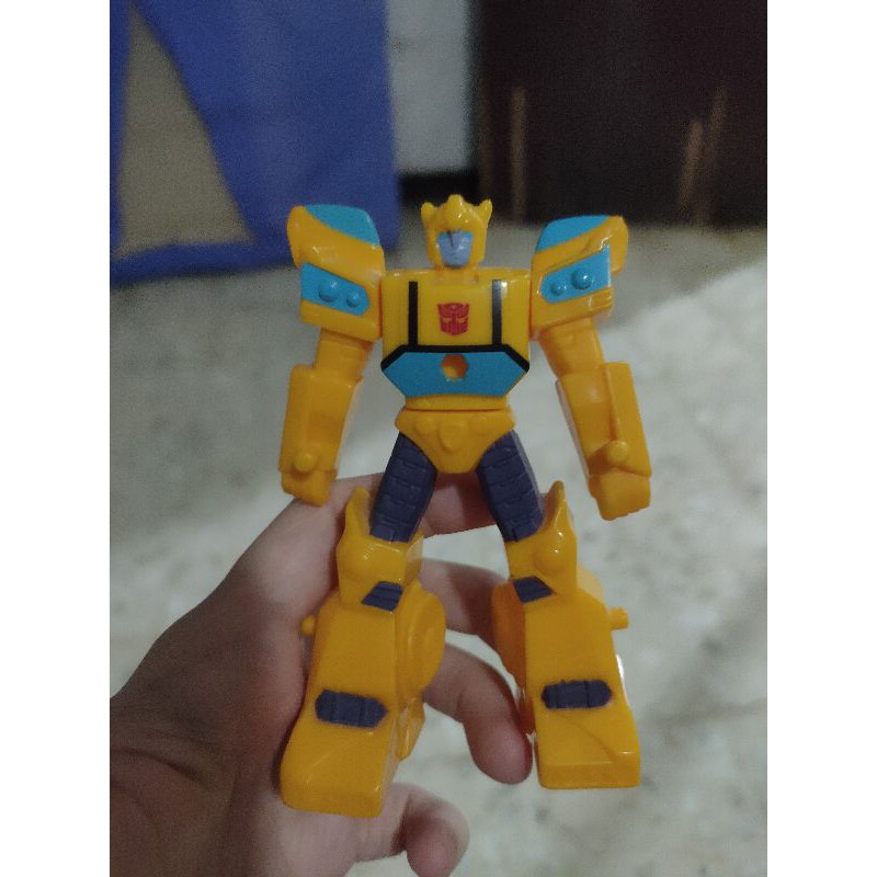 happy meal transformers yellow