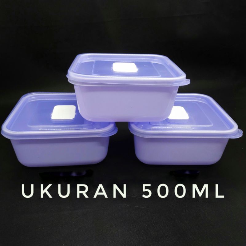 3 box Penyimpanan makanan 500ml MH1096