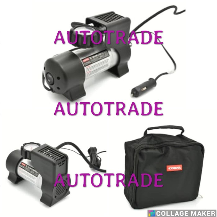 Pompa Ban Mobil Praktis Portable Super Inflator Coido ORIGINAL 6218 - 6218