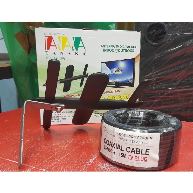 Antena Indoor / Outdoor CAPUNG TANAKA - Kabel 15M