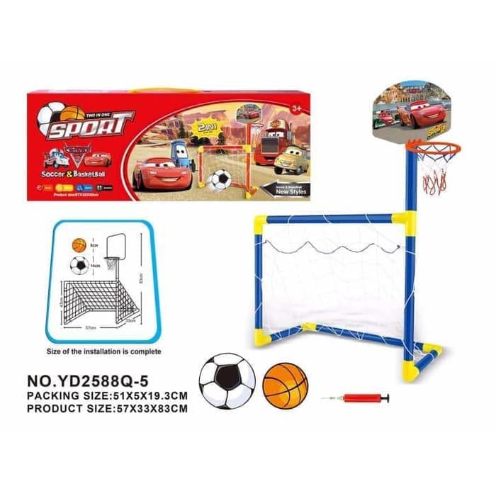 Playset Soccer & Basket Ball Cars