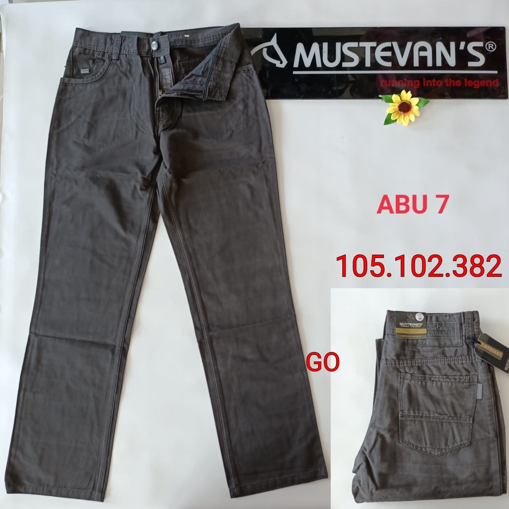 gof 28-33/2 MUSTEVANS CELANA POCKET Panjang Pria (Harga Promosi) Celana Casual Panjang Bahan Chinos Semi Import Halus