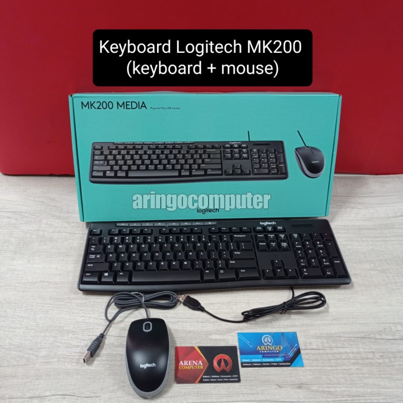 Keyboard Logitech MK200 (keyboard + mouse)