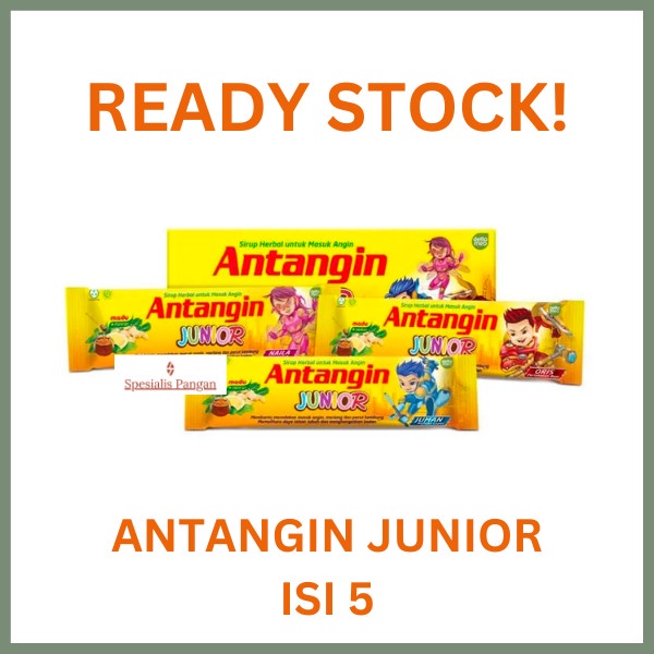 ANTANGIN JUNIOR CAIR ISI 5 DELTOMED ORIGINAL HERBAL MASUK ANGIN