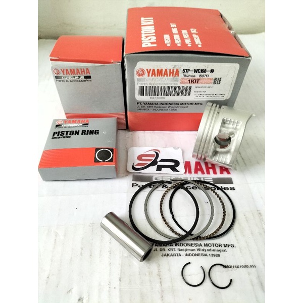 PISTON KIT STD (5TP) YAMAHA ORIGINAL JUPITER Z VEGA R NEW