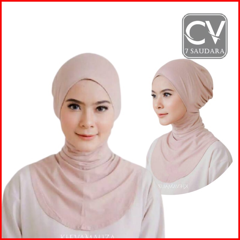 Inner Ninja Daleman Hijab Ciput Ninja Resleting / Tanpa Resleting Kaos Jilbab Iket Dewasa Murah Iner