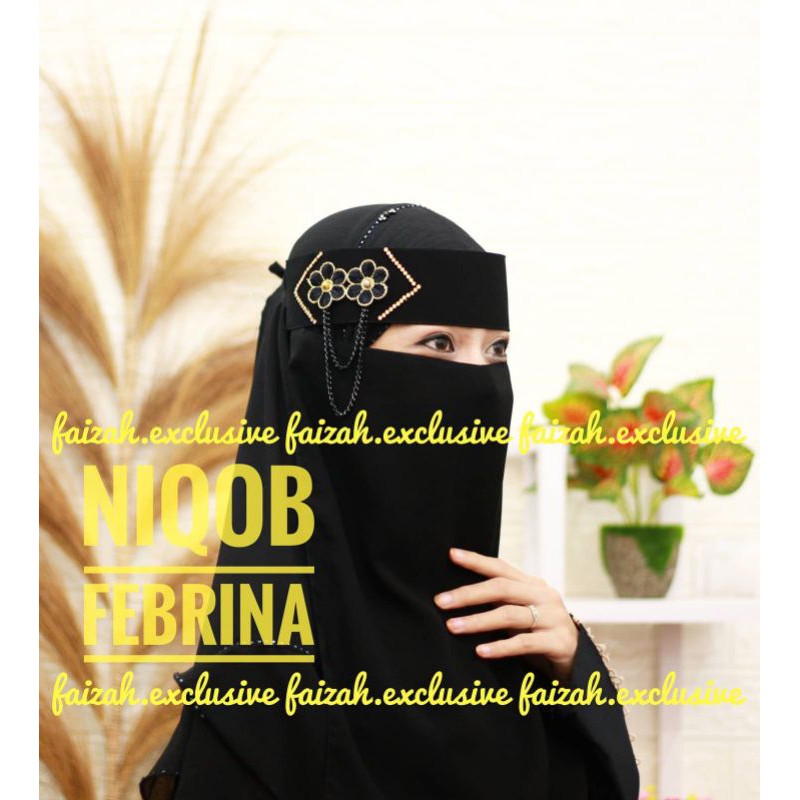NIQOB BANDANA FEBRINA NIQAB BANDANA CADAR MURAH TEMBORO KHIMAR TEMBORO
