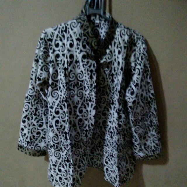 Atasan Batik Dolby Dolbi Dobby Doby Tenun Sutra Tulis Halus Katun Atbm Baron ,sarombit Atasan
