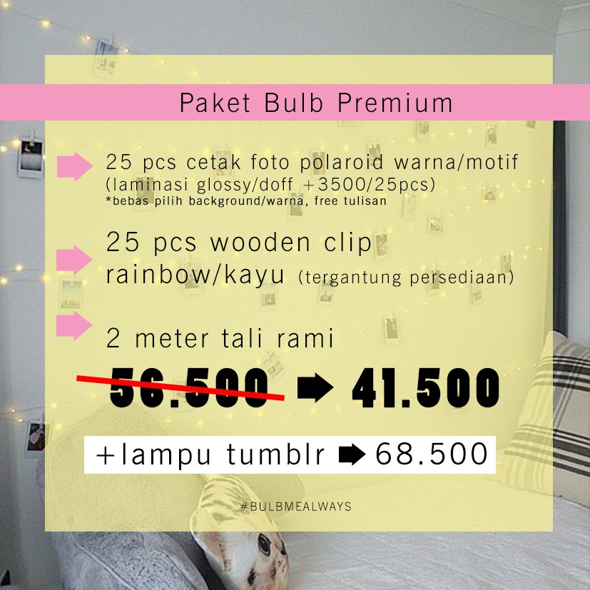 

25pcs POLAROID motif/warna free 25pcs wooden clip