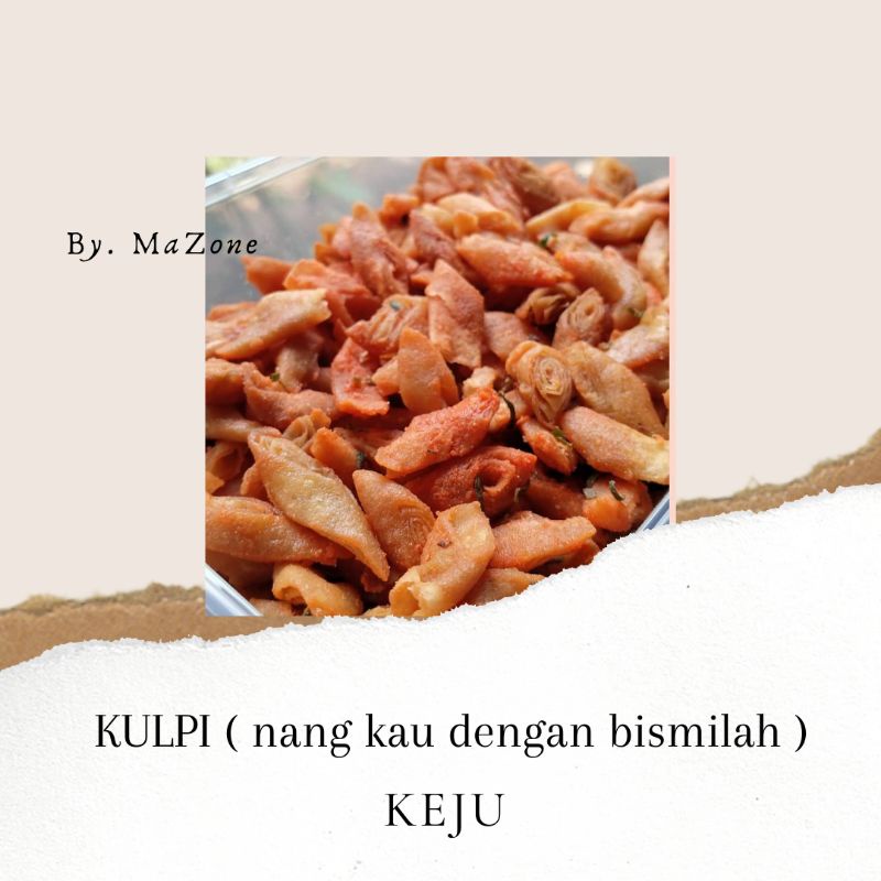 

KULPI Kulit Pangsit Lumpia Keripih Renyah Rasa Keju 500 gr