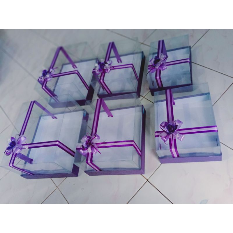 

box hantaran pernikahan / box seserahan 1set isi 6